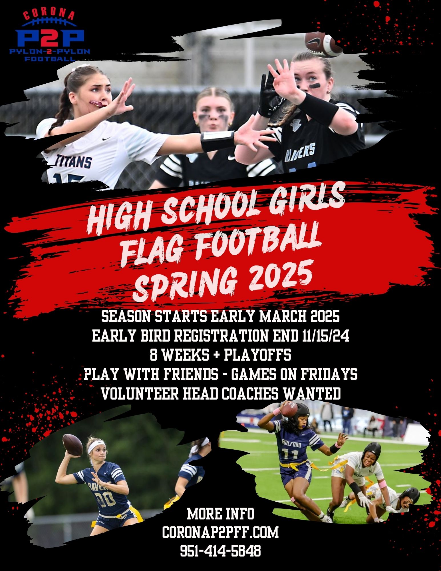 HIGH SCHOOL GIRLS FLAG FOOTBALL SPRING 2025