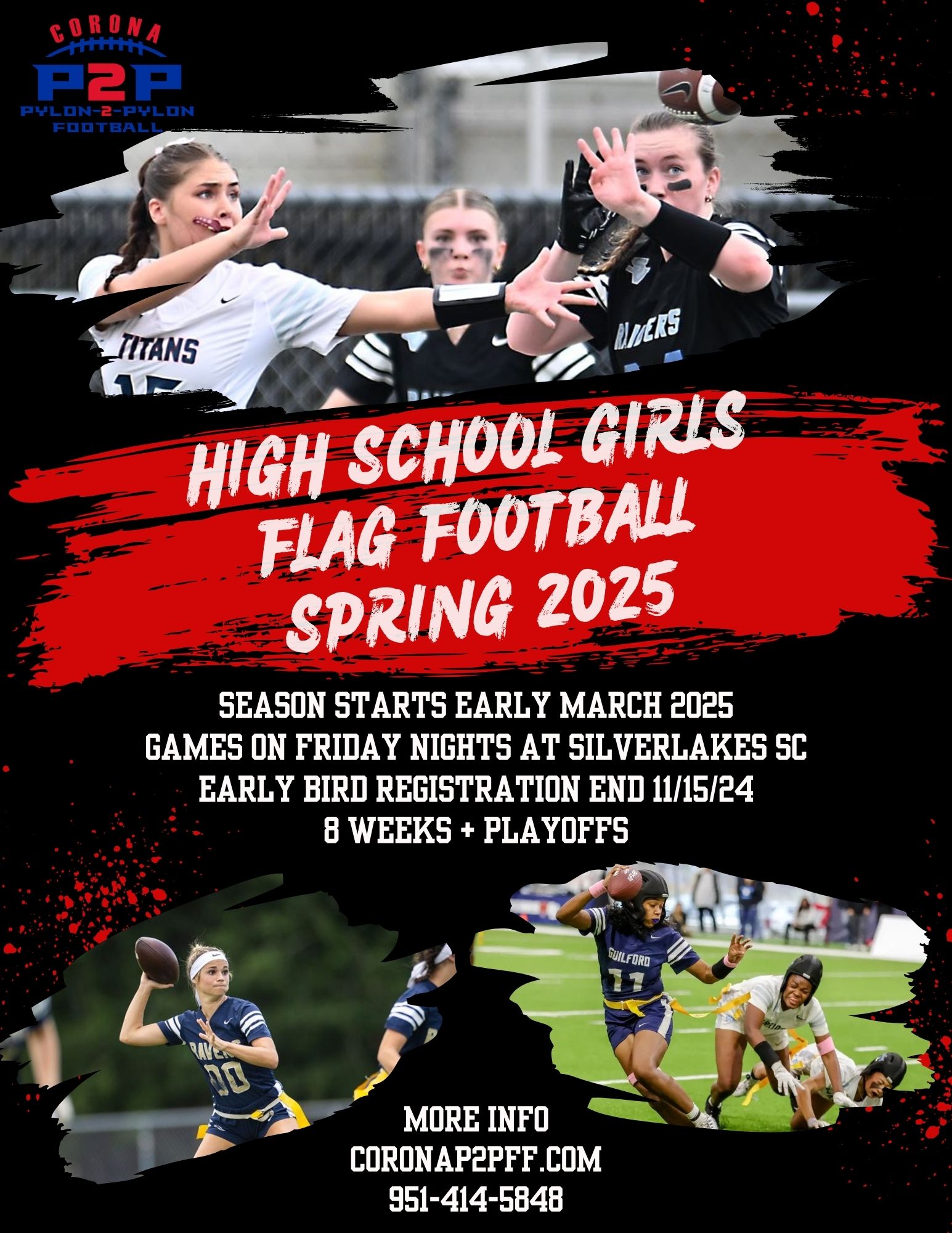 HIGH SCHOOL GIRLS FLAG FOOTBALL SPRING 2025